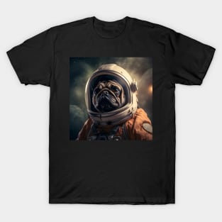 Astro Dog - Pug T-Shirt